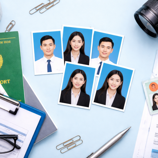 Ảnh thẻ nền xanh dùng làm gì?