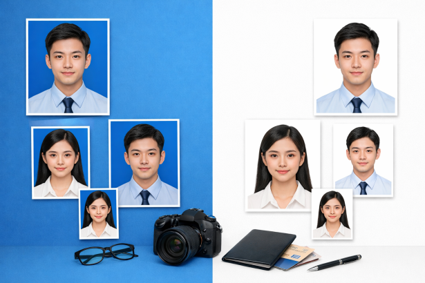 Nên chụp ảnh thẻ nền xanh hay trắng?